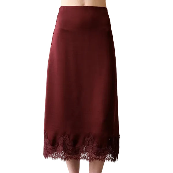 Bordeaux Lace Trim