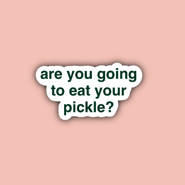 Pickle Sticker Pack - Waterproof Stickers