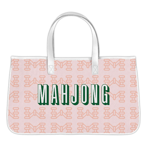 Canvas Mah Jongg Tote