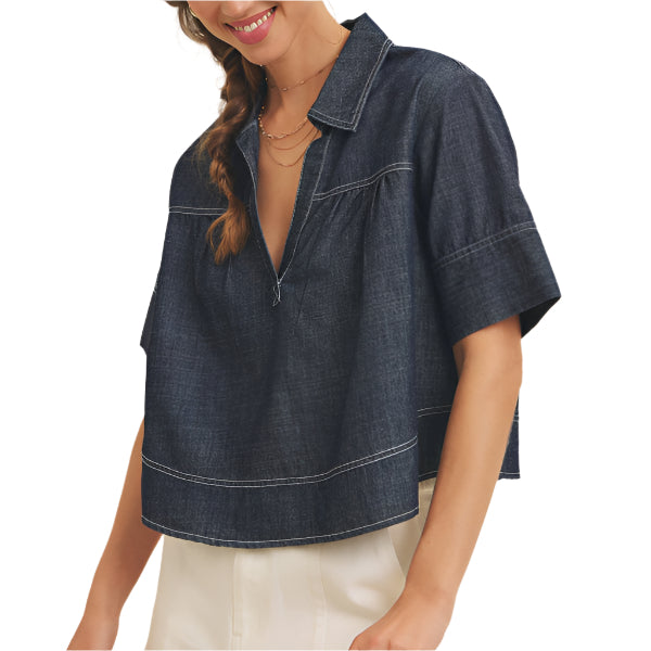 Rosie Denim Top