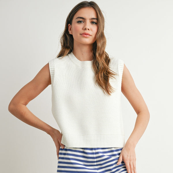 Billie Sweater Tie Top