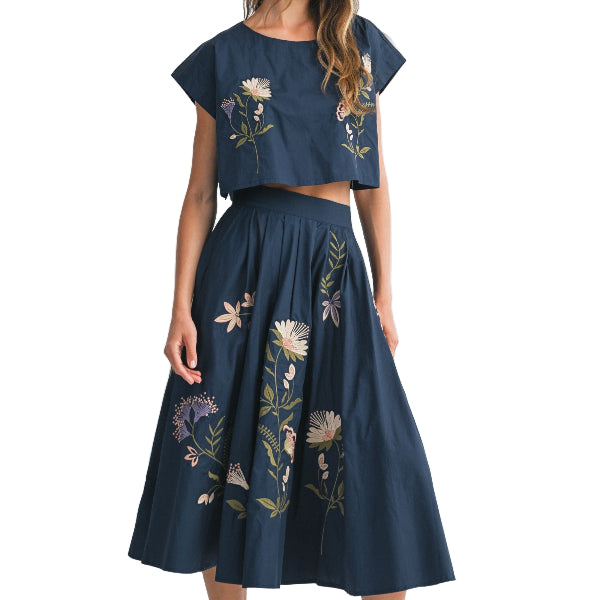 Modern Fall Crop Top