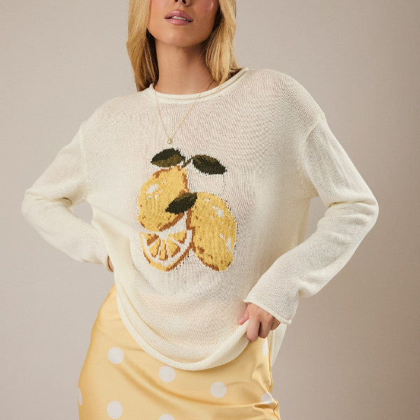 Spring Lemon Sweater