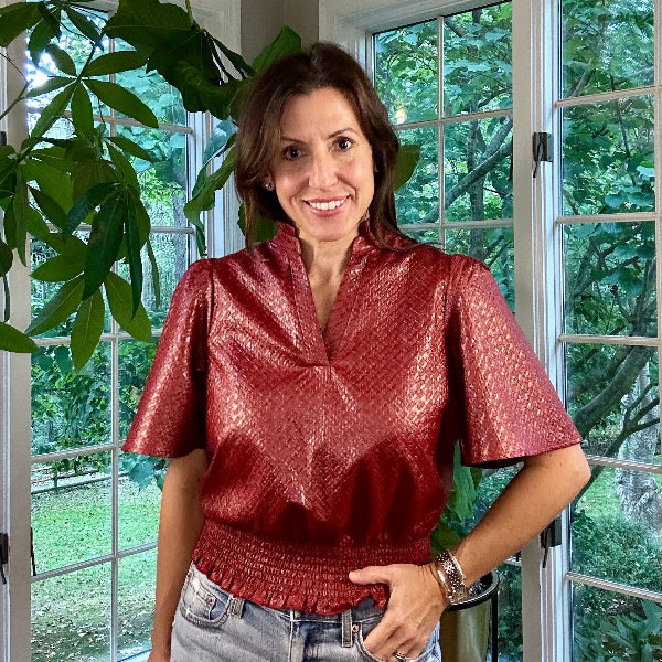 Woven Lady Top