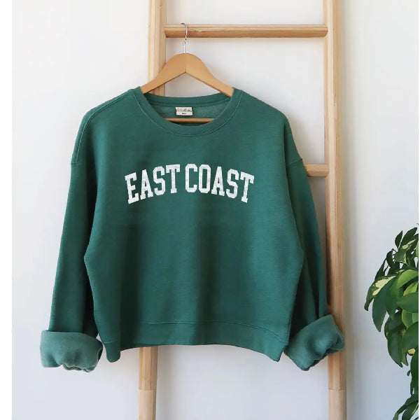 EAST COAST Midi Sweatshirt FOREST