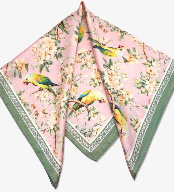 Floral Birdy Bandana Scarf
