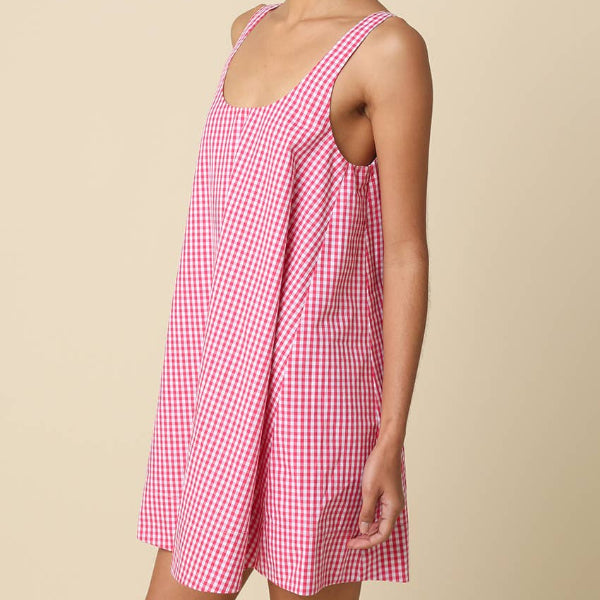 Andrea Gingham Mini Dress