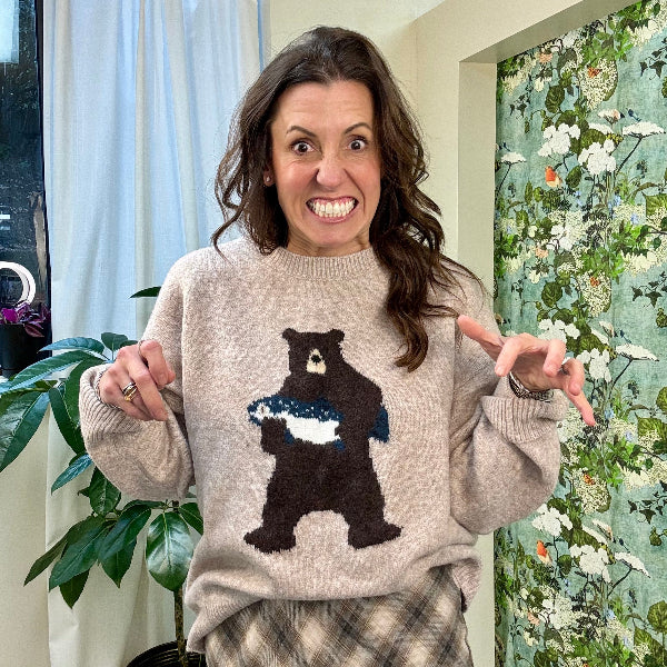 Bear Musician Sweater