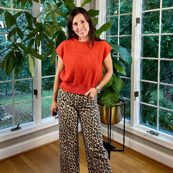 Animal Wide Leg Jeans