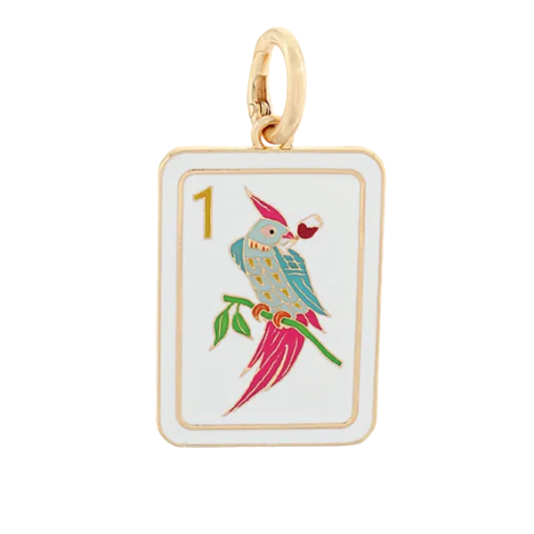 Mah Jongg Birdie Bam Bag Charm