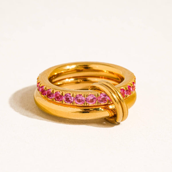 Justine Double Hoop Ring