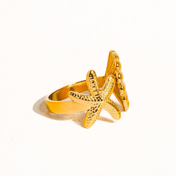 Étoilé Star and Shell Ring