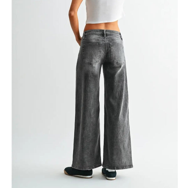Low Rise Gray Denim