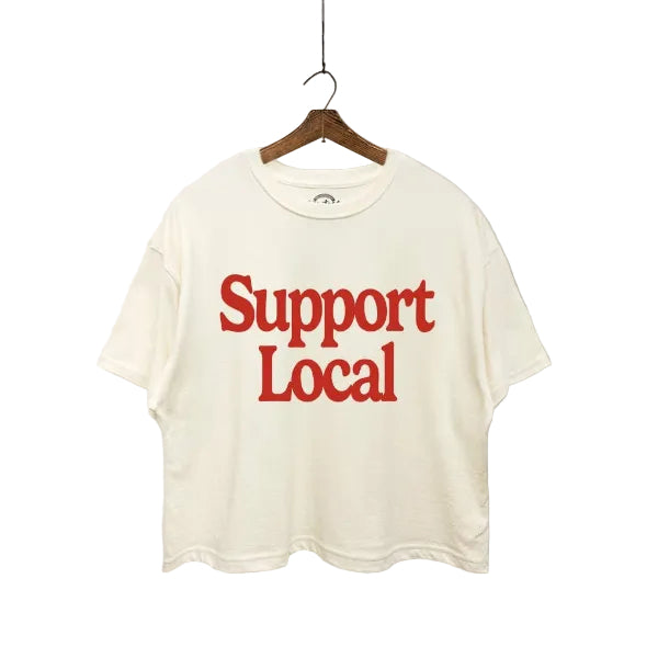 Support Local Crop Tee