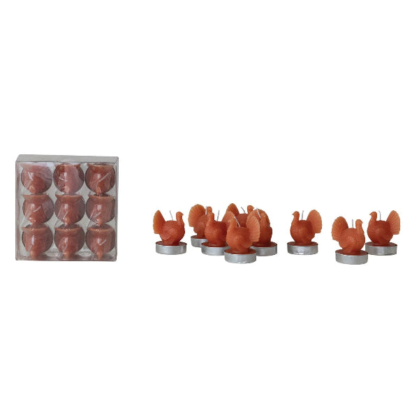 Turkey Shaped Tea Light Candles