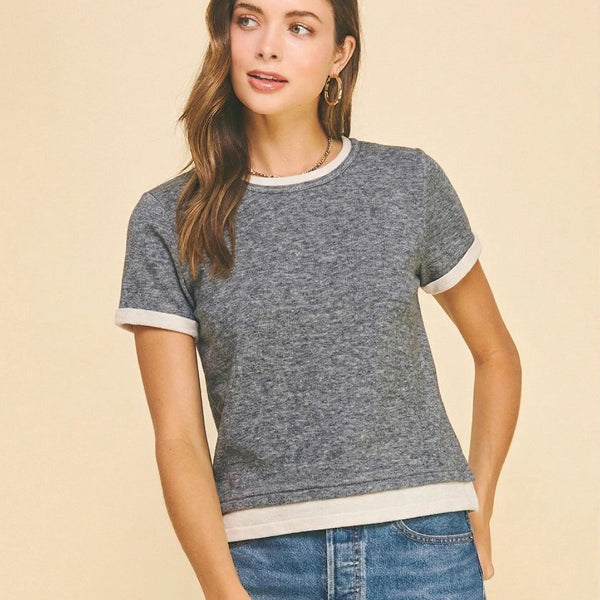 Double Fun Sweater Top
