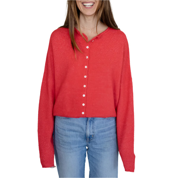 Red Piper Cardigan