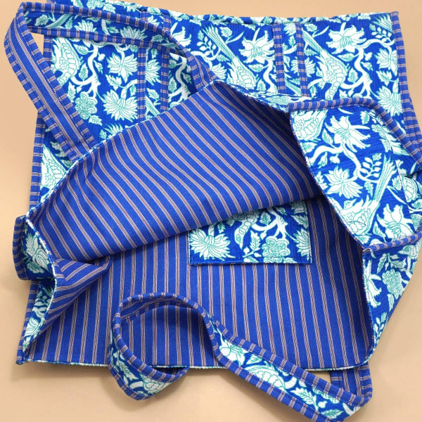 Quilted Reversible Tote Bag