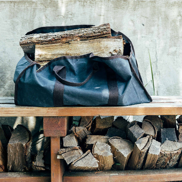 Big Wood Waxed Log Carrier