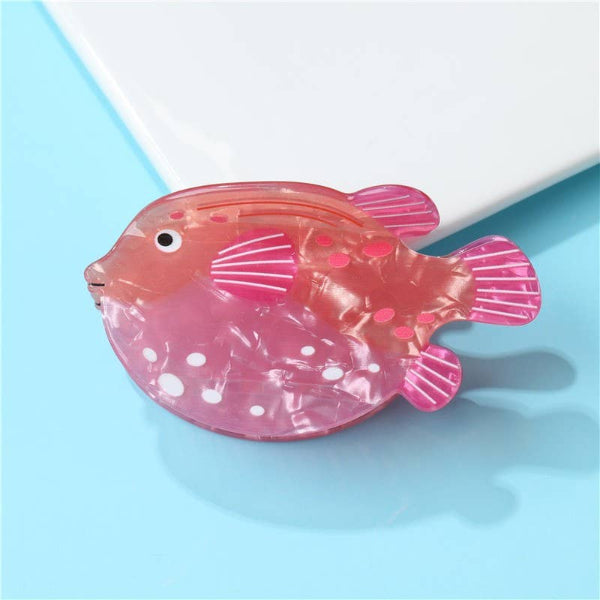 Seaside Nautical Fish Hair Clips