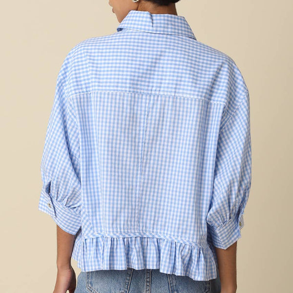 Tara Gingham Blouse