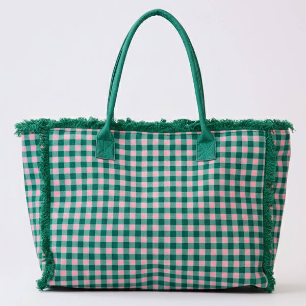 Gingham Tote