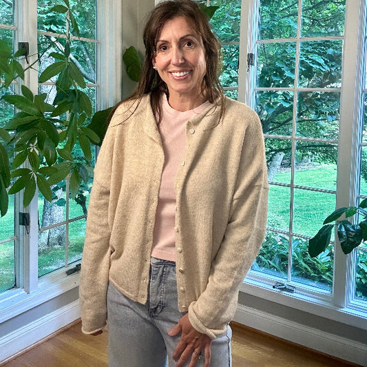 Natural Piper Cardigan