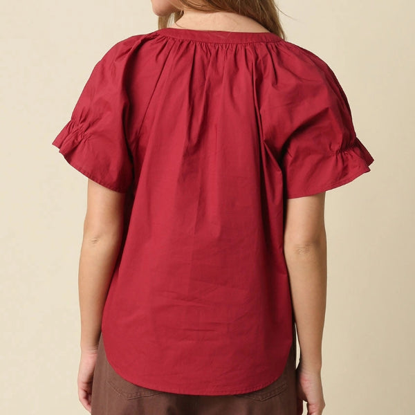 Hylee Peasant Top