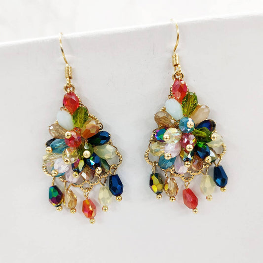 Vintage Jewel Tassel Earrings