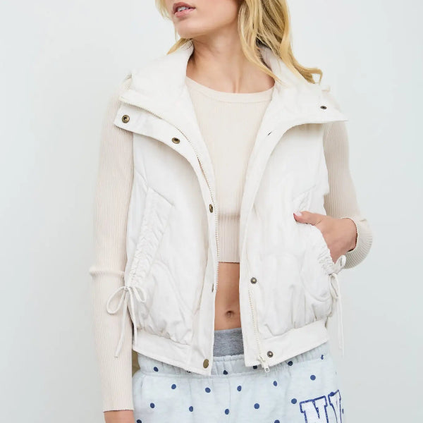 Ivory Wave Vest