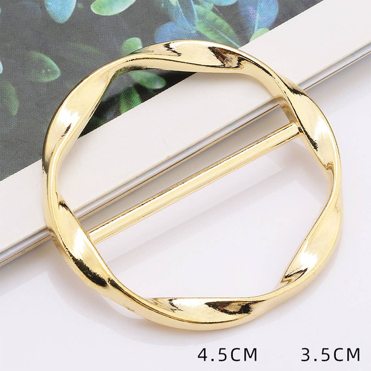 Gold Scarf Ring