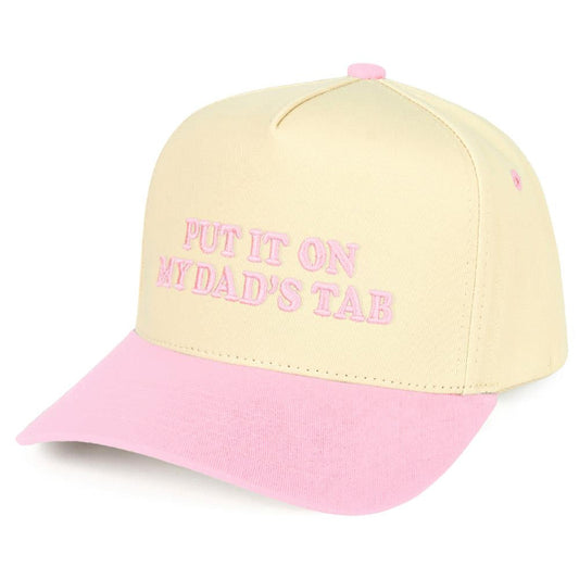 Put It On My Dad`S Tab Canvas Cap
