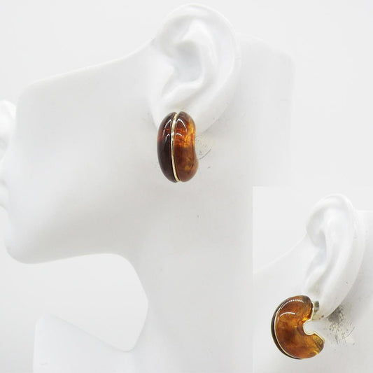 Marbled Macaroni Earrings