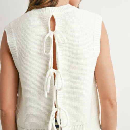 Billie Sweater Tie Top