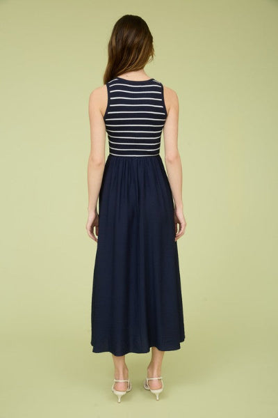 Navy Mixer Dress