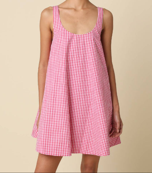 Andrea Gingham Mini Dress