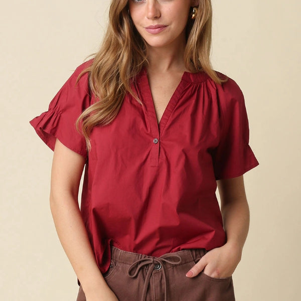 Hylee Peasant Top