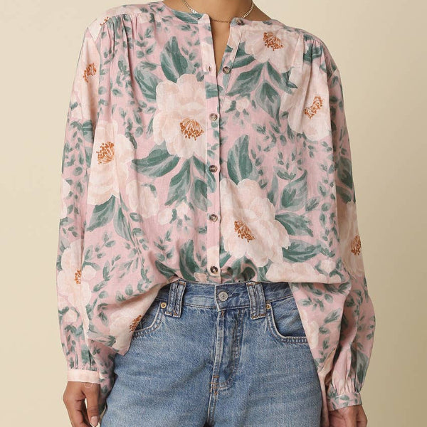 Julissa Vintage Floral Blouse