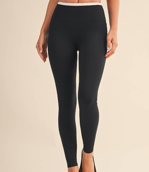 Contrast Binding Legging