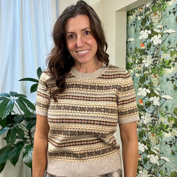 Fair Isle Shortie Sweater
