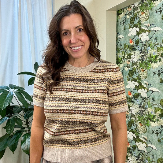 Fair Isle Shortie Sweater