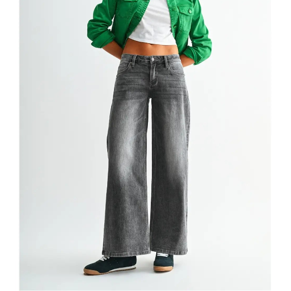 Low Rise Gray Denim