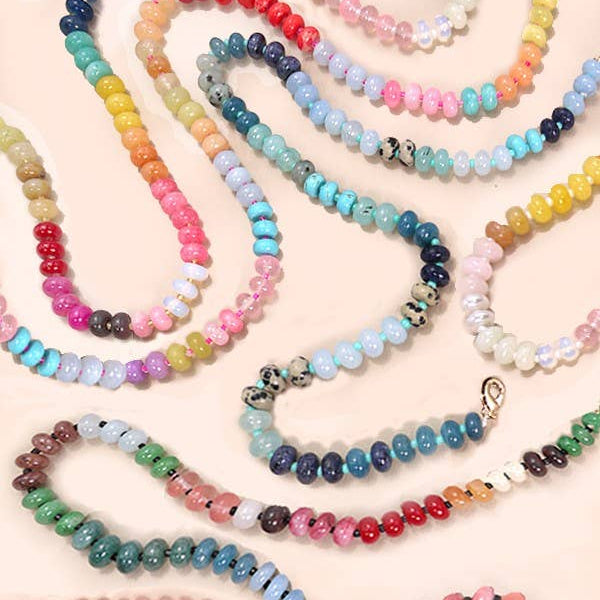 Rainbow Bead Necklace