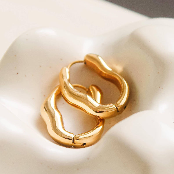 Darcy Oval Hoop Earring