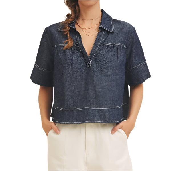Rosie Denim Top