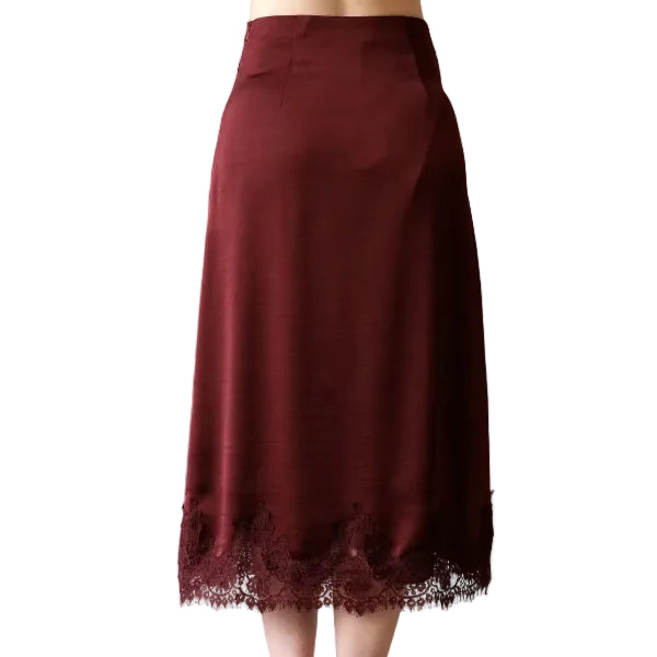 Bordeaux Lace Trim