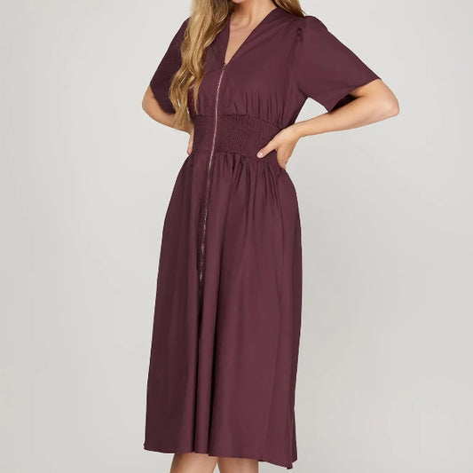 Plum Perfect Dress