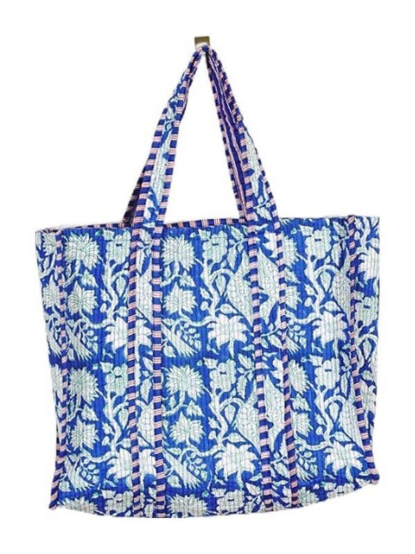 Quilted Reversible Tote Bag
