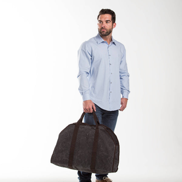 Big Wood Waxed Log Carrier