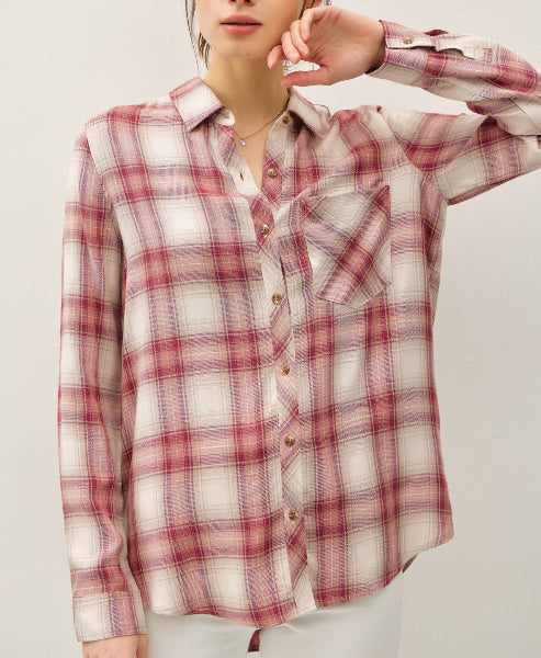 Robertson Plaid Button Down W